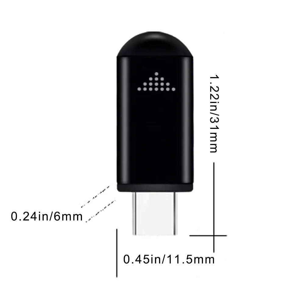 Universal Remote Smartphone  Controller Adapter - Infrared Blaster Control for Android Phone All in One Air Conditioner///(Black)
