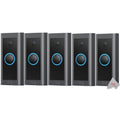 5x 1080p Wired  Video Doorbell Black