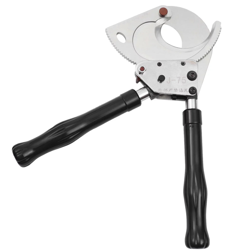 Heavy Duty Ratchet Cable Cutter Cut Φ75mm For Cutting Aluminum, Copper Ratchet Cable Cutter Ratcheting Cutter Heavy Duty Wire Cutter Cut up to Φ75mm Ratchet Cable Cutter Cuting Tool