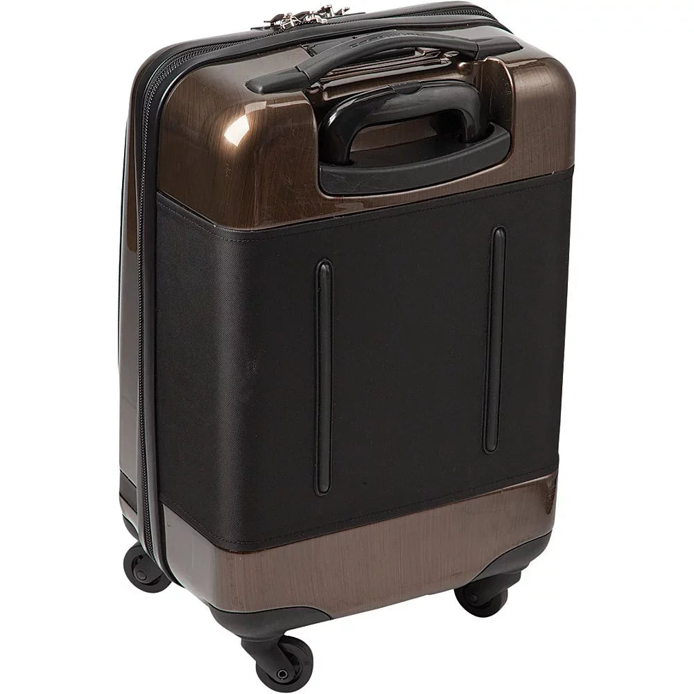 Numinous London Smart Executive 20" Cabin Luggage Case, Gold Brush