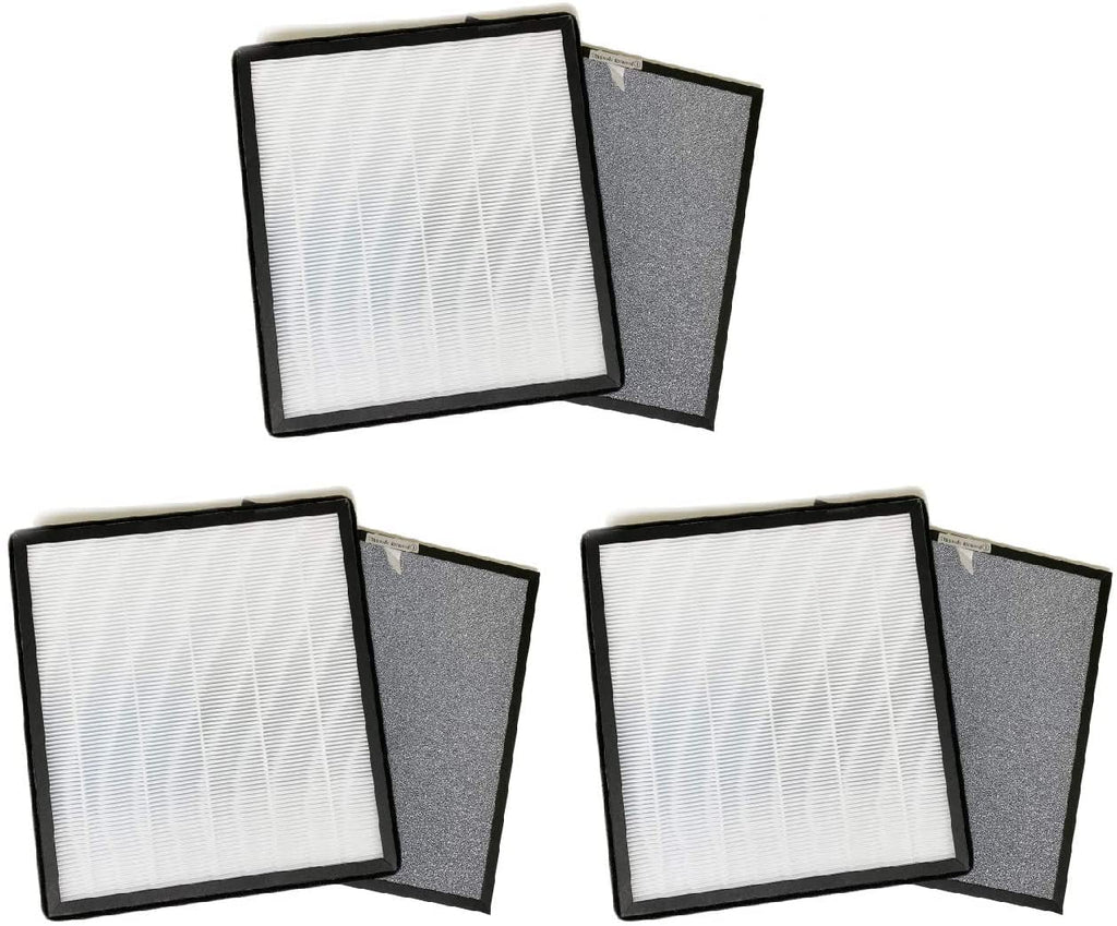 Nispira True  Activated Carbon Filter Replacement Set Compatible with Hathaspace  Smart True  Air Purifier 5-in-1, 3 Sets of 2 Filters