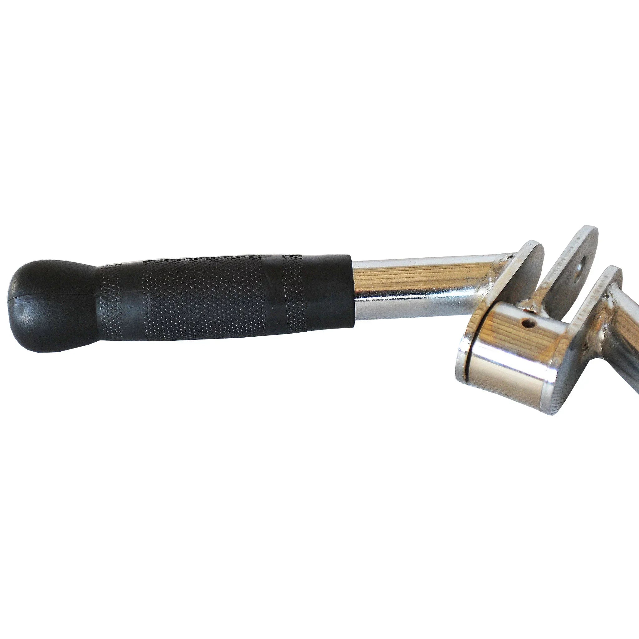 Shaped Press Down Bar, -bar Cable Machine Attachments Multi Gym Attachment Tricep Press Down Bar with Rubber Handgrips & Revolving Hanger
