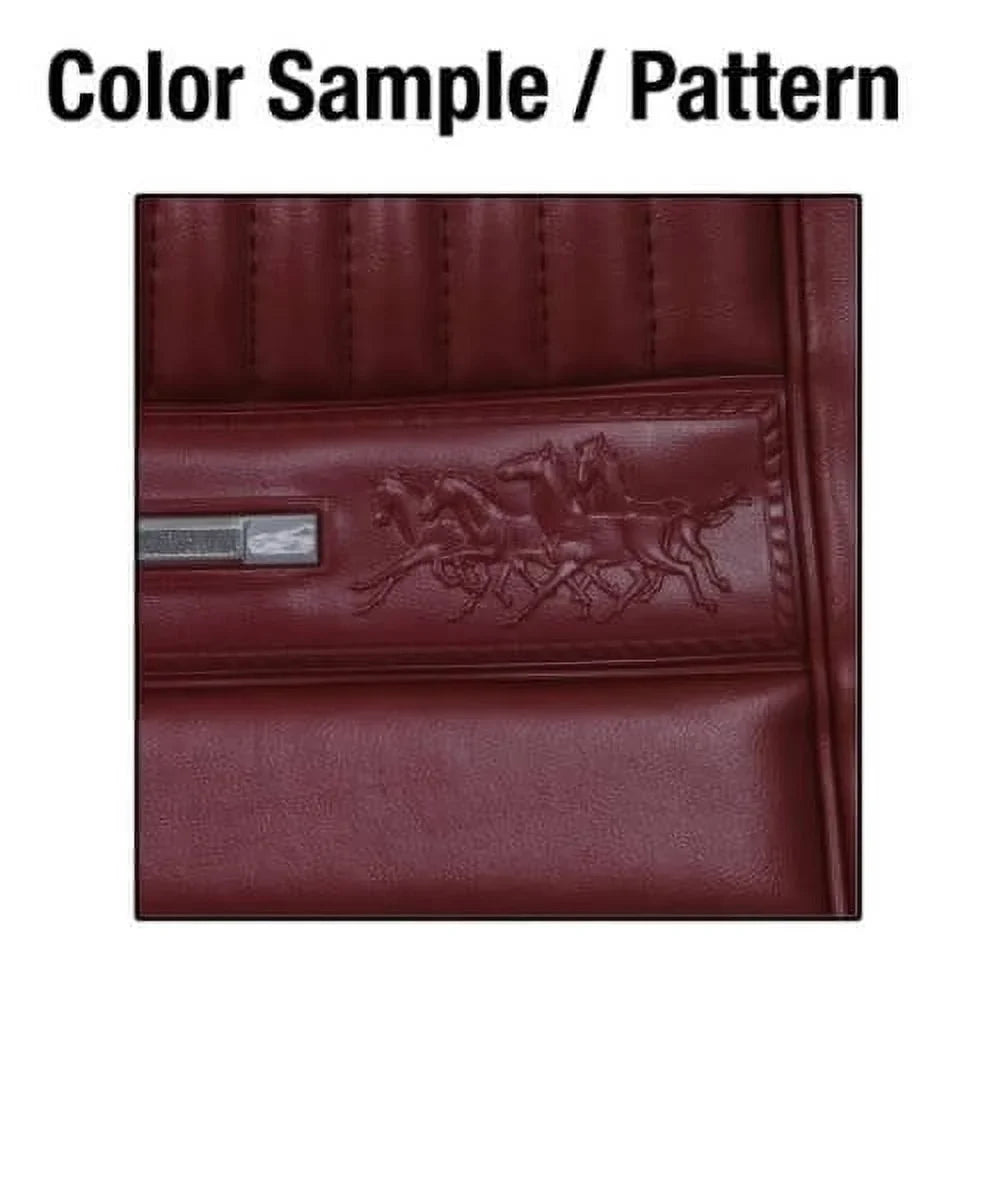 Scott Drake 66CV--- 1966 Pony Upholstery - Dark Red