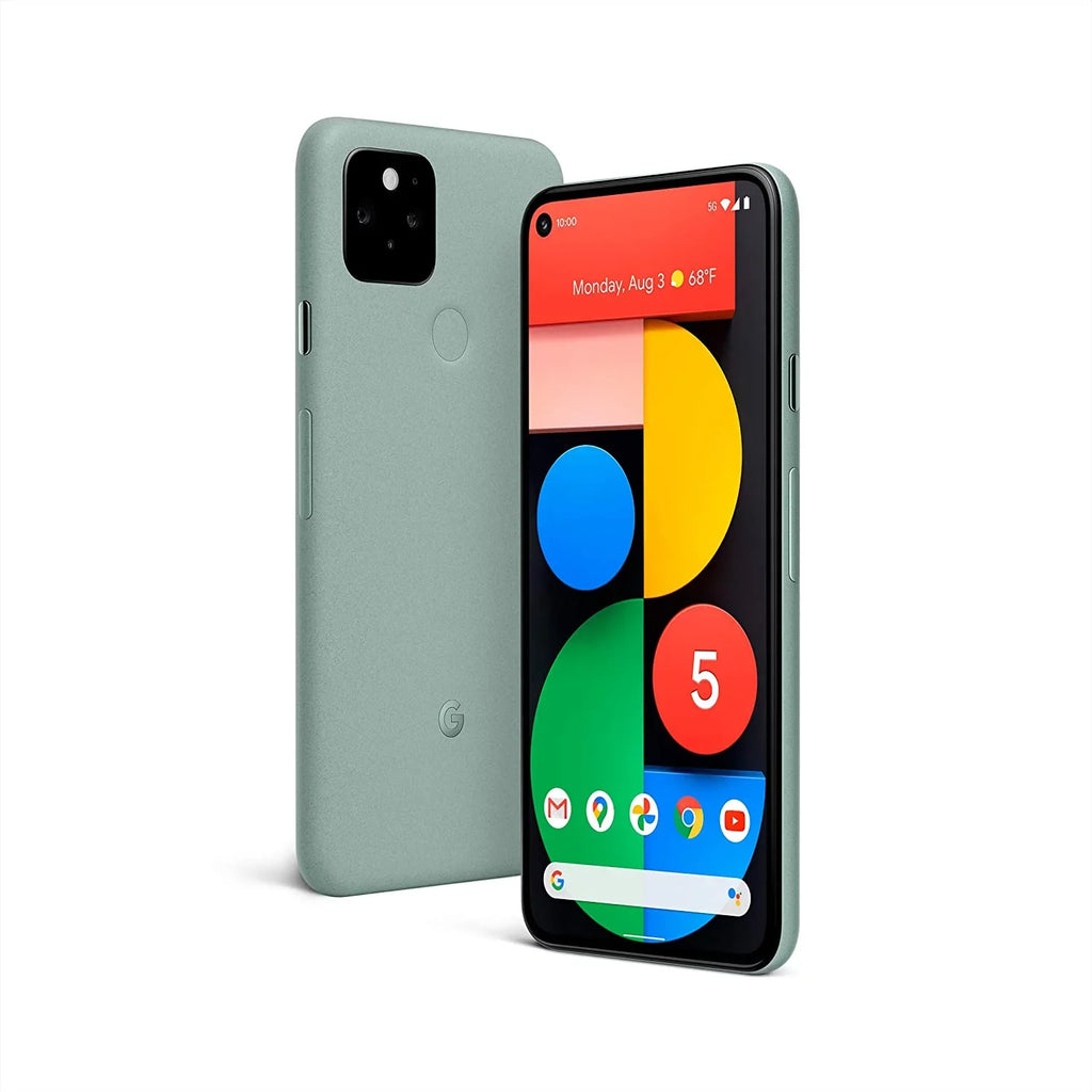 Restored Google Pixel 5  128GB Sorta Sage Fully Unlocked 6" Smartphone (Refurbished)