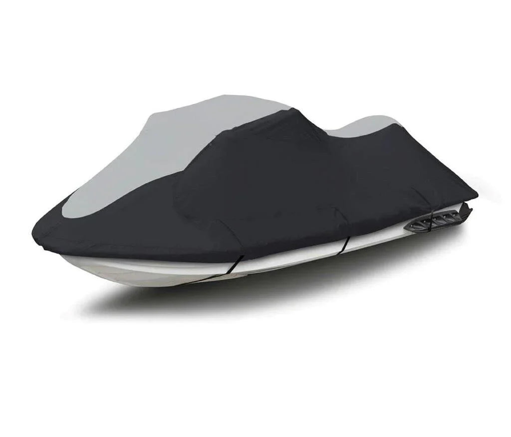 '-      Cover Compatible for WaveRunner Yamaha  Deluxe Jet Ski Watercraft Cover Black/Grey 2007-2014