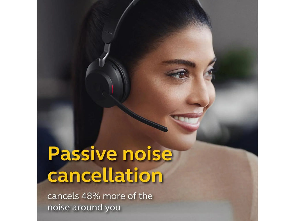 Jabra Evolve2 65 -  Mono with Charging Stand - Black Wireless Headset / Music Headphones