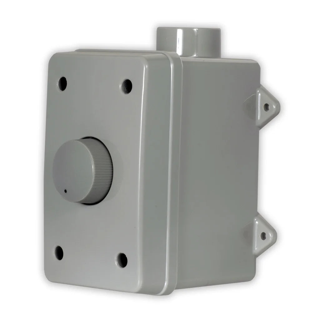 Theater Solutions  Outdoor Volume Controls Gray Weatherproof 3 Piece Set
