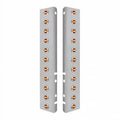 United Pacific 34465 Air Cleaner Light Bar   Front, Stainless Steel, With