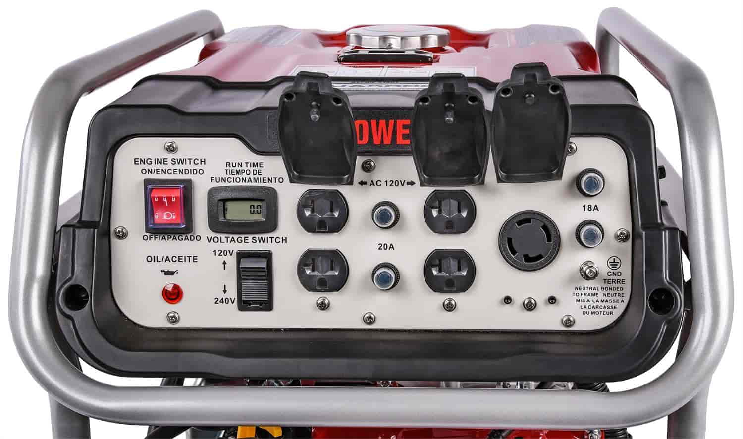 86065 Portable Generator 5000 Starting Watts 4250 Running Watts 9 Hr. Run Time
