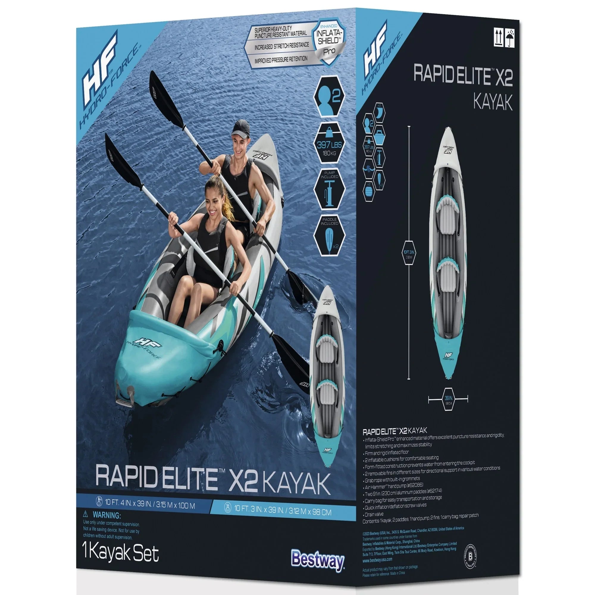 Hydro-Force Voyager  Inflatable Raft Set 11'6"