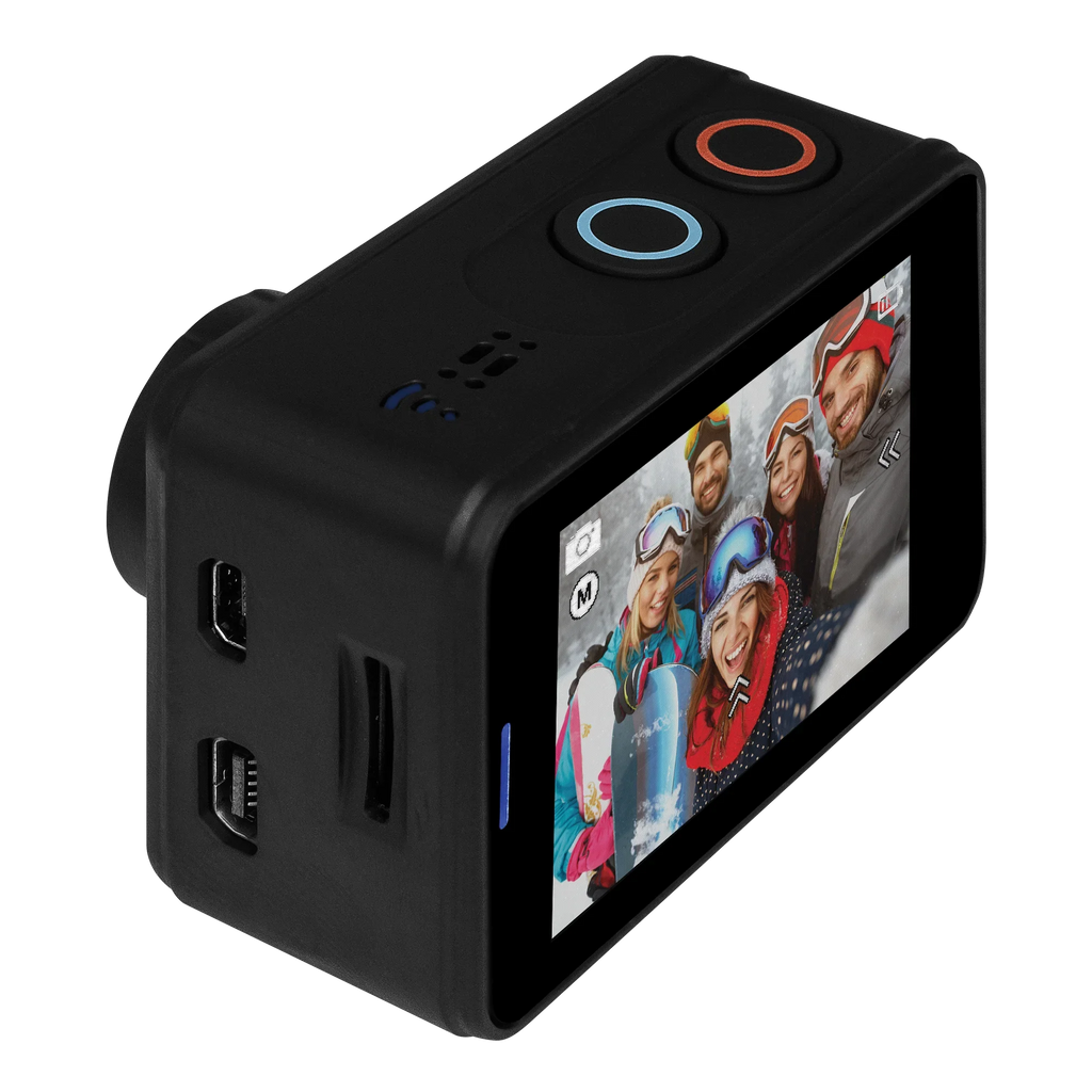 / Swift 4K Action Camera Electronic Image Stabilization, Sony Image Sensor, 2”  Touchscreen, Accessories (Ip68 Certified Waterproof Case, Wearable Remote, Mini Tripod, and More)