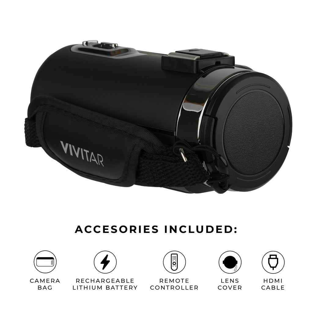 Vivitar 4K  Digital Video Camera, Night Vision, , Remote Control