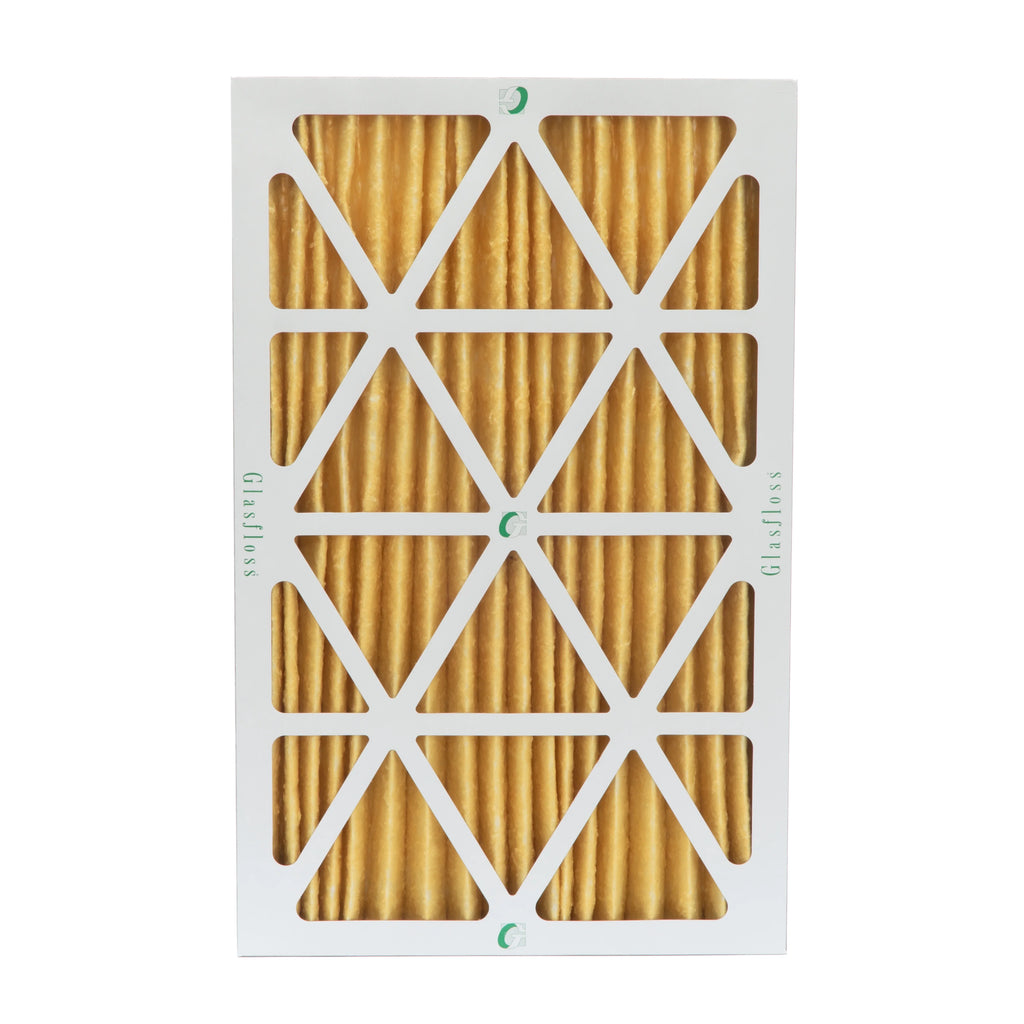 3 Pack of 18x24x2  11 Pleated 2" Inch Air Filters by Glasfloss. Actual Size: 17-1/2 x 23-1/2 x 1-3/4