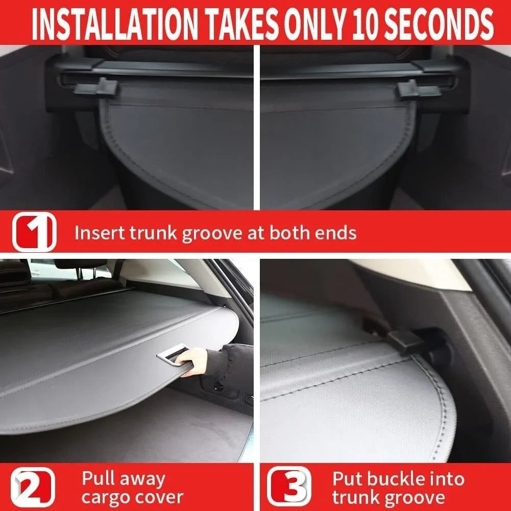 Fit Jeep Compass Patriot 2007-2016 Retractable Cargo Cover for 2007 2008 2009 2010 2011 2012 2013 2014 2015 2016 Jeep Patriot Compass  Accessory Black Rear Trunk Security Shade Cover