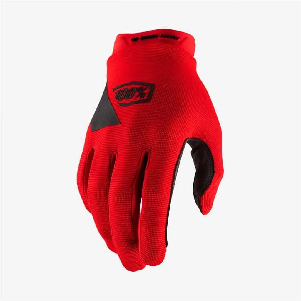 100 Percent  Ridecamp Youth Gloves, Red - Medium