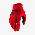 100 Percent  Ridecamp Youth Gloves, Red - Medium