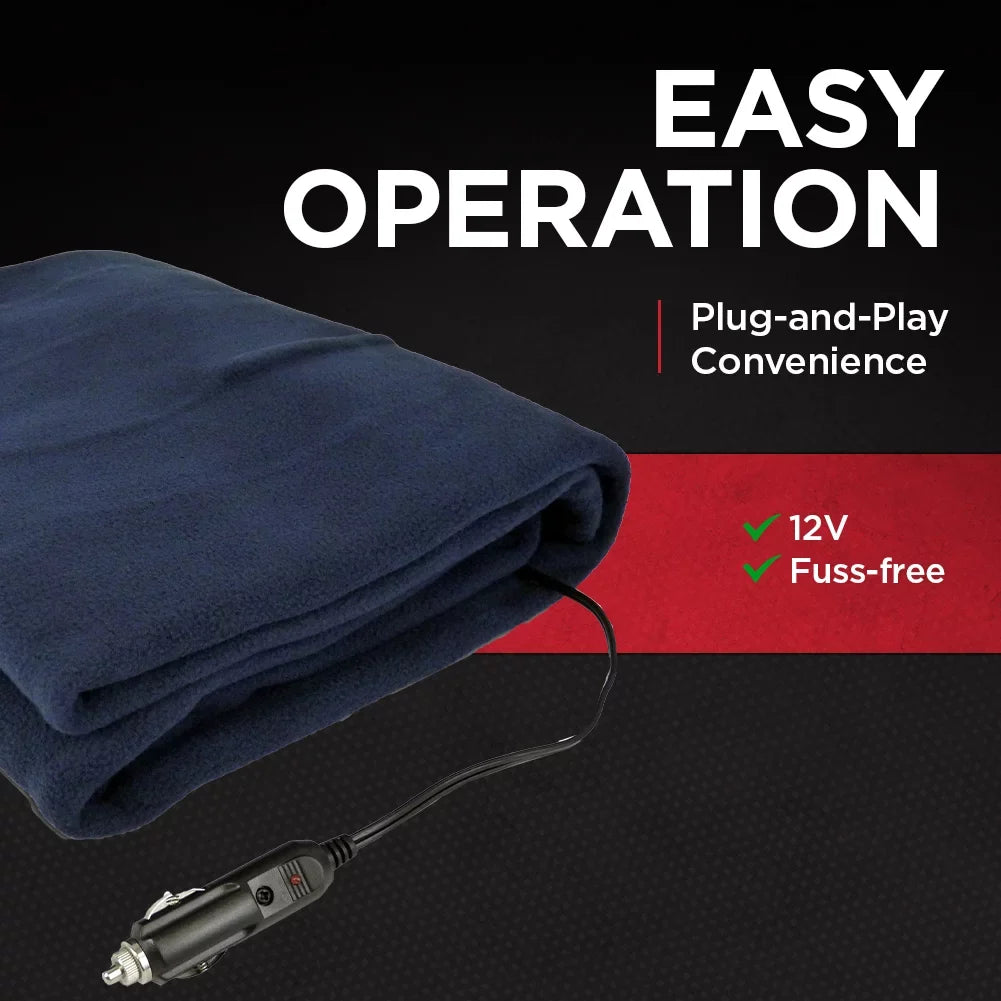 Schumacher Heated Blanket for Cars, Trucks and RVs– 12V