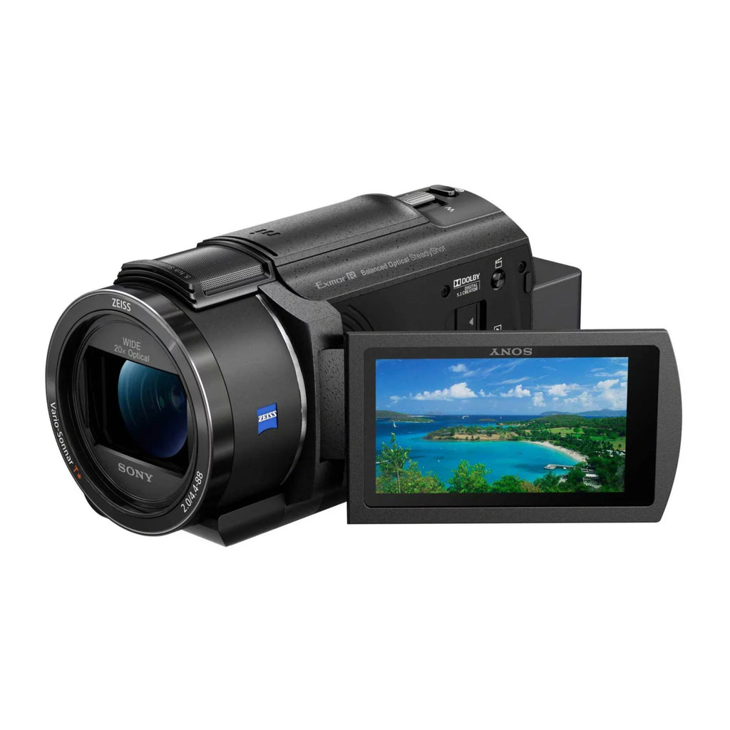 Sony - 4K  Handyman Camcorder with Bag, Tripod and Accessory Bundle