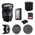 Sigma 24-70mm .8   Art Lens for Sony  with Professional 1TB External Hard Drive - 3.2 Gen 1, 64GB Extreme  -  Memory Card and Waith Microfiber Cleaning Cloth (Bundle Set)