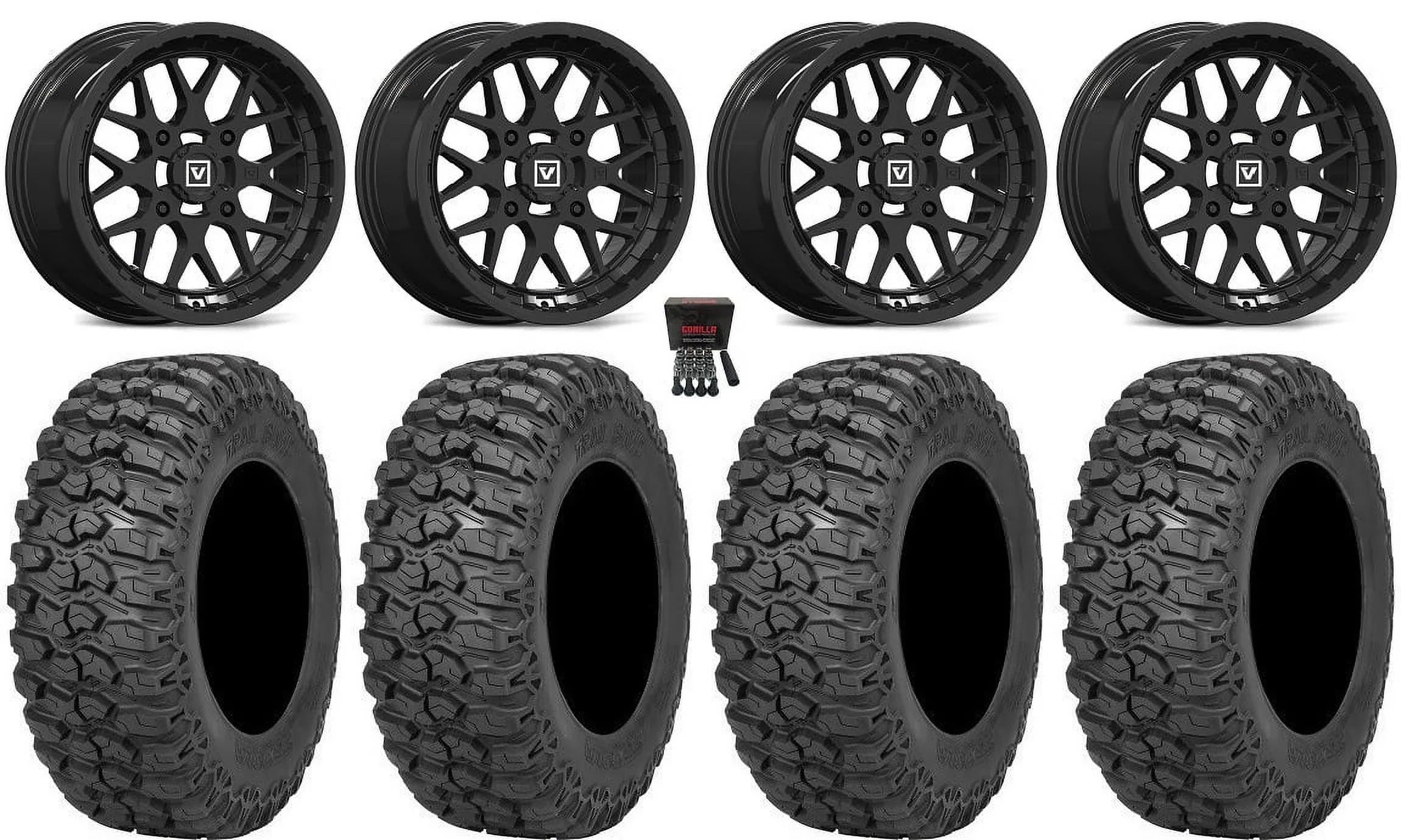 Valor  14" Wheels Black 30" Trail Saw 2.0 Tires Sportsman  Ranger