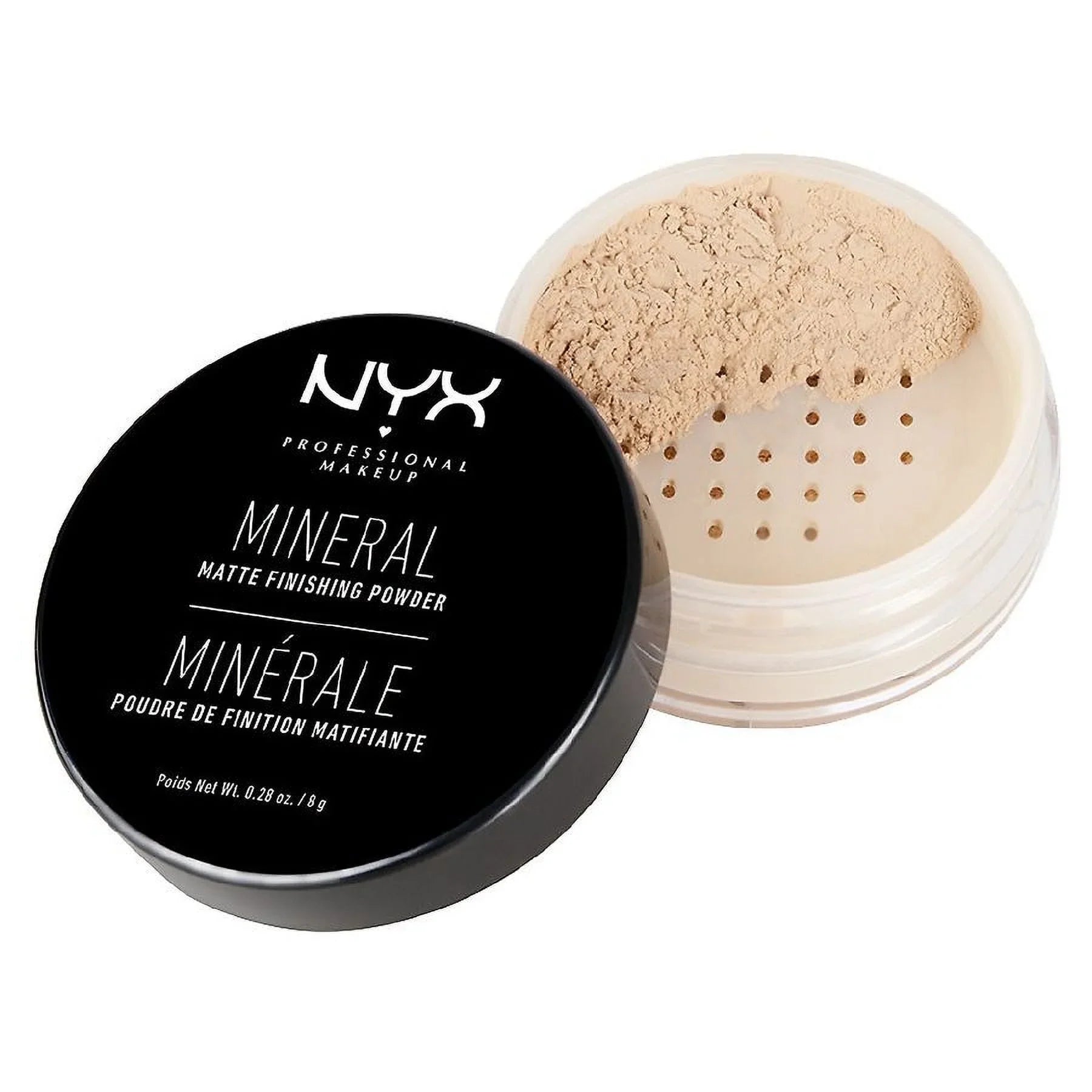 Professional Makeup Mineral Finishing Powder, Light/Medium 0.28 oz Pack of 2