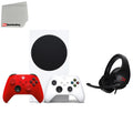 Microsoft Xbox Series  512GB All-Digital Video Game Console with Extra Wireless Controller - Pulse Red - HyperX Cloud Stinger Gaming Headset and Microfiber Cleaning Cloth