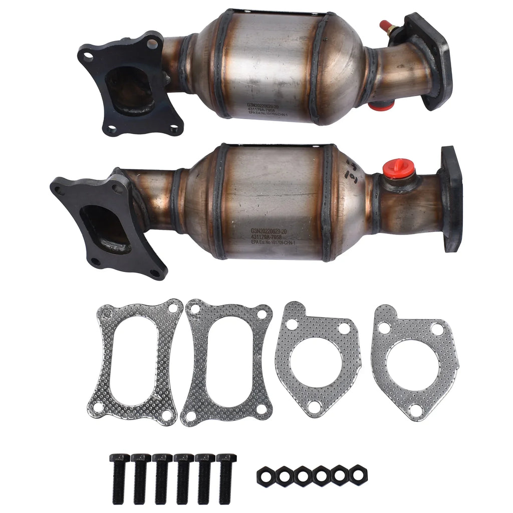 Manifold Catalytic Converters Set 10H45-131/132 for Honda Pilot 3.5L 2009-2015 10H45-131 10H45-132