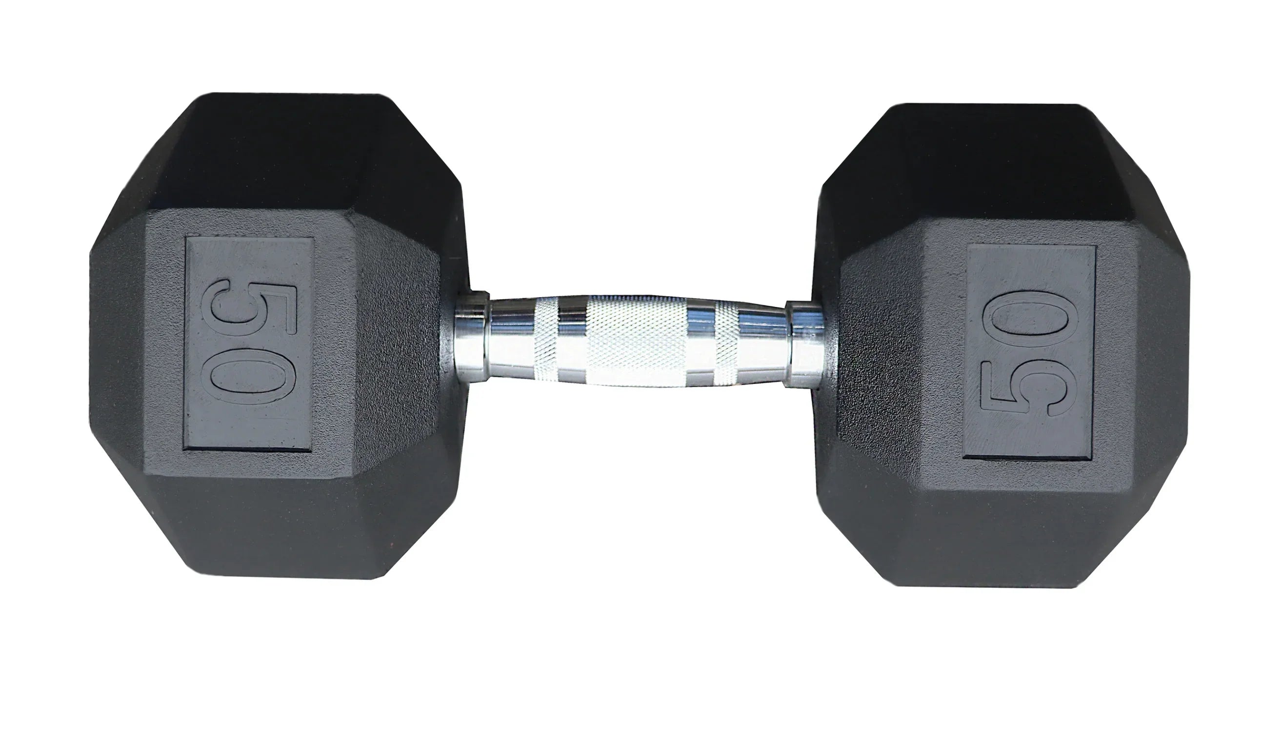 Deltech Fitness 50 lb Rubber Dumbbell Pair (-050)