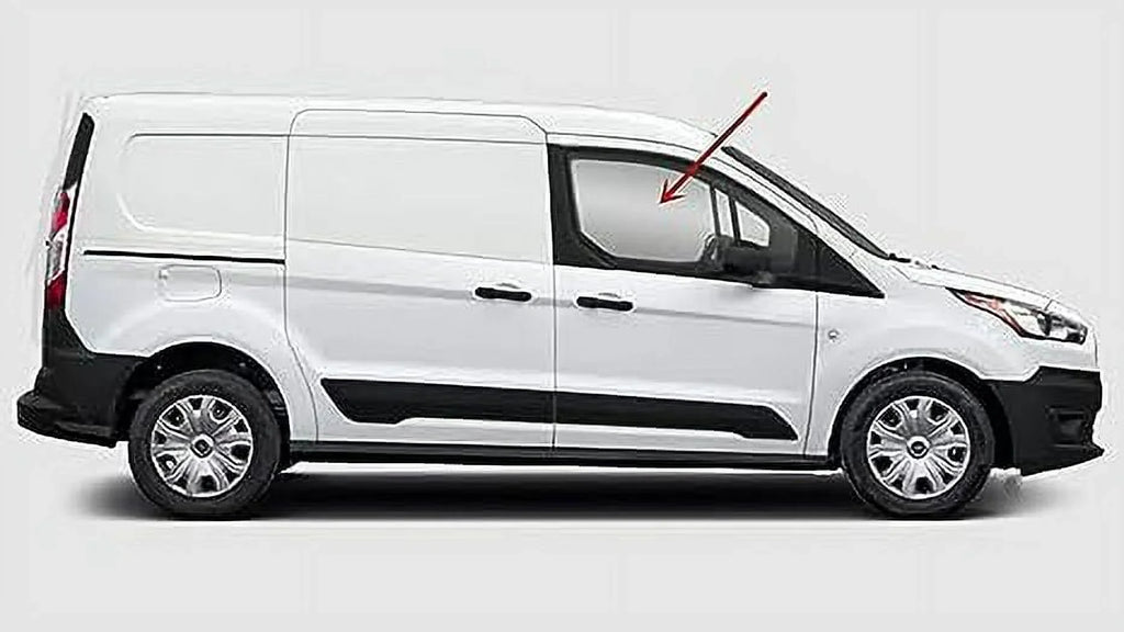 Passenger Right Side Front Door Window Door Glass Compatible with Ford Transit Connect 2014-2022 Models