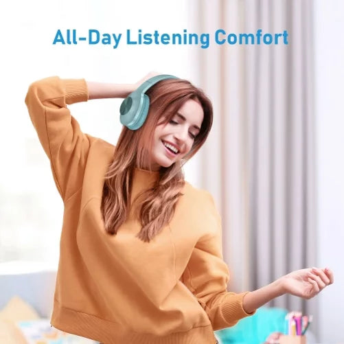 Wireless Headphones Foldable Over Ear Headset w Mic Earphones Hi-Fi Sound  for iPad Pro 12.9 (3rd Gen) 11 Mini 4 3 2 10.2 (2020) -   Phone 5 2, Google Nexus 2 7, ZenFone 6