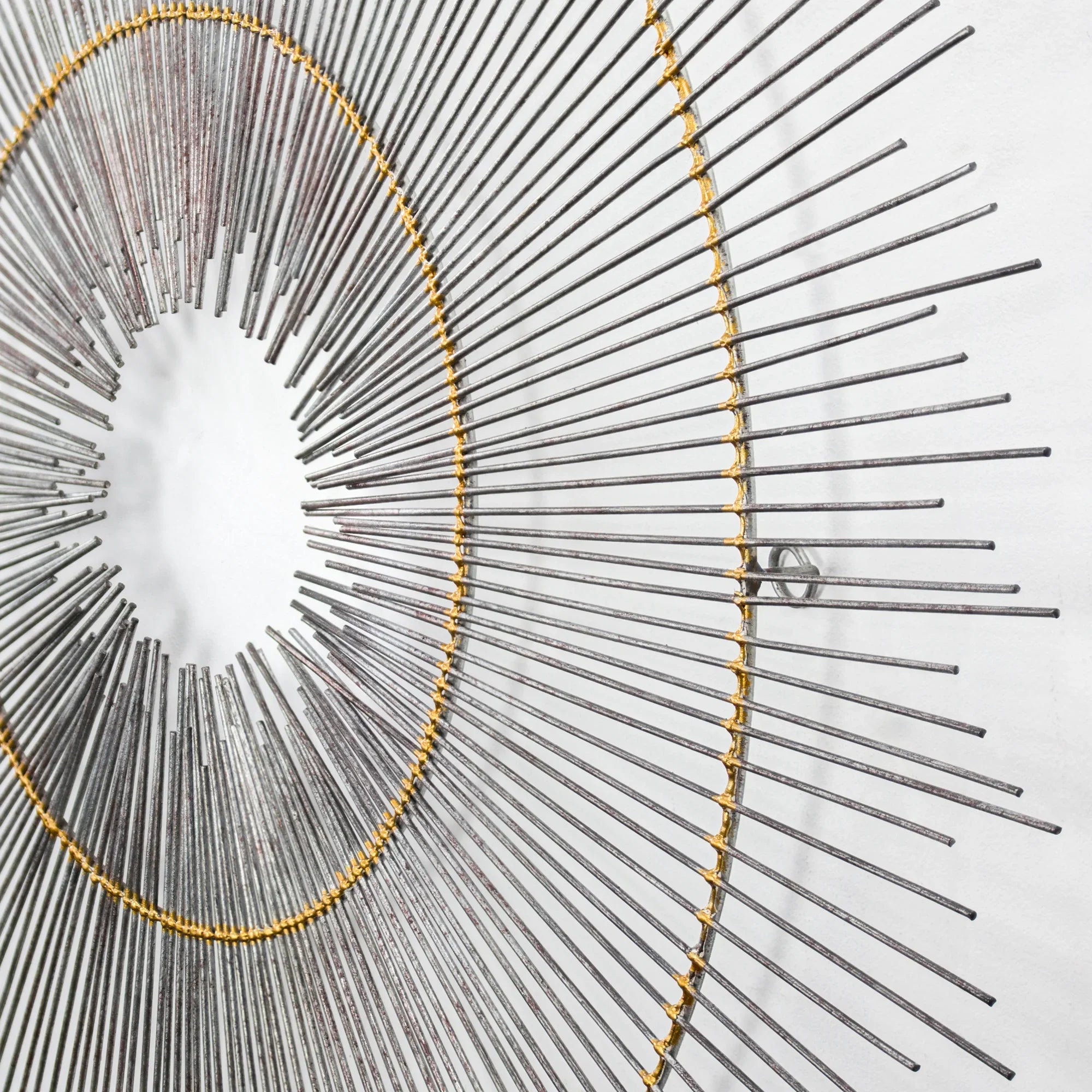 American Art Decor Metal Starburst Sunburst Wall Decor Sculpture by .. Keith (36")