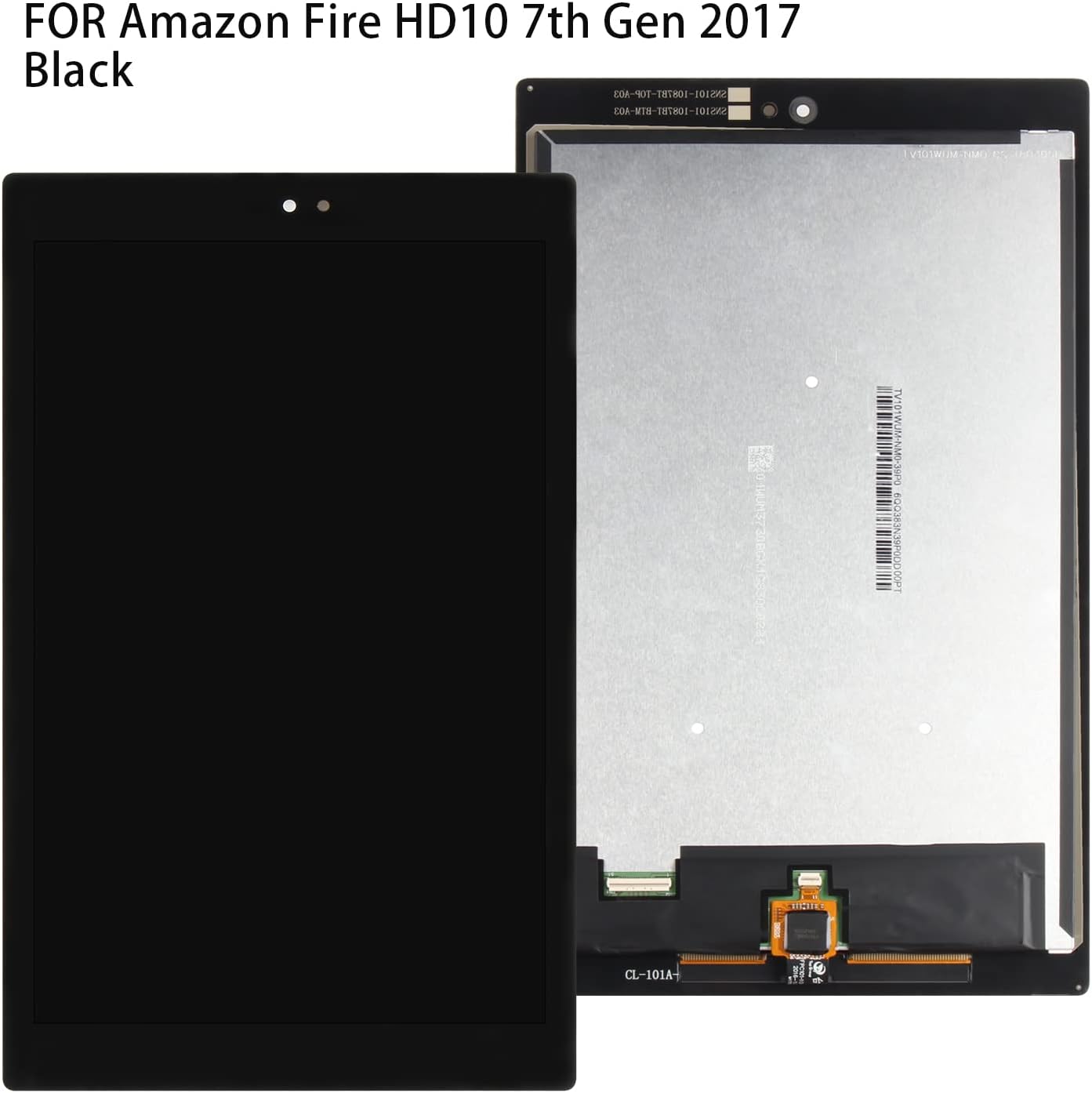 Screen Replacement for Amazon Kindle Fire  10 7th Gen  2017 Version 10.1  Display Touch Screen Digitizer Assembly with Tools