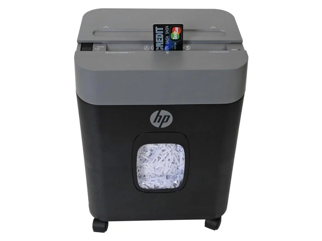 Royal  Paper Shredder - Cross Cut - 12 Per Pass - for shredding Paper, Staples, Credit Card, Envelope - 8.75" Throat - 2 Minute Run Time - 30 Minute Cool Down Time - 3.40 gal Wastebin Capacit