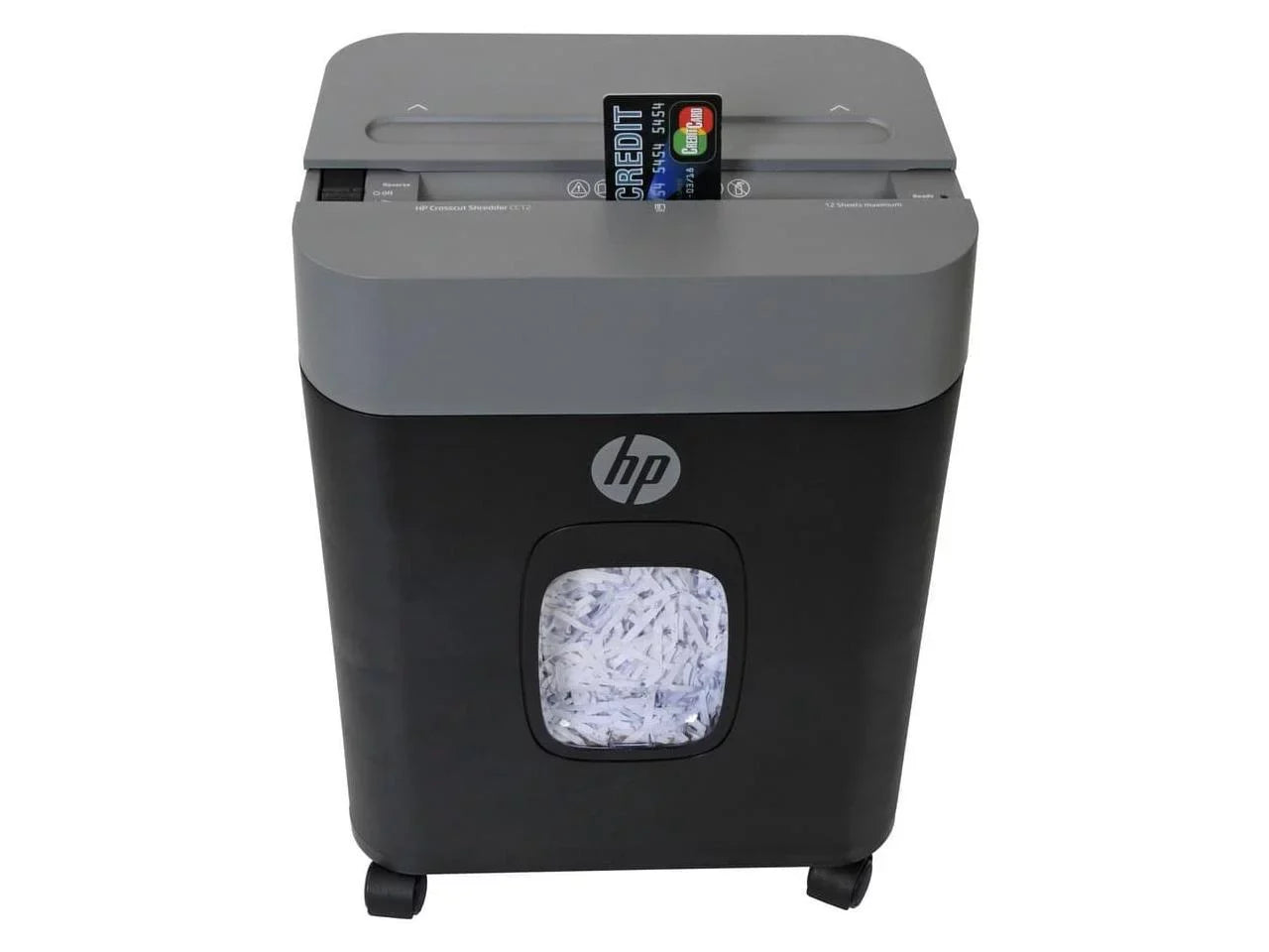 Royal  Paper Shredder - Cross Cut - 12 Per Pass - for shredding Paper, Staples, Credit Card, Envelope - 8.75" Throat - 2 Minute Run Time - 30 Minute Cool Down Time - 3.40 gal Wastebin Capacit