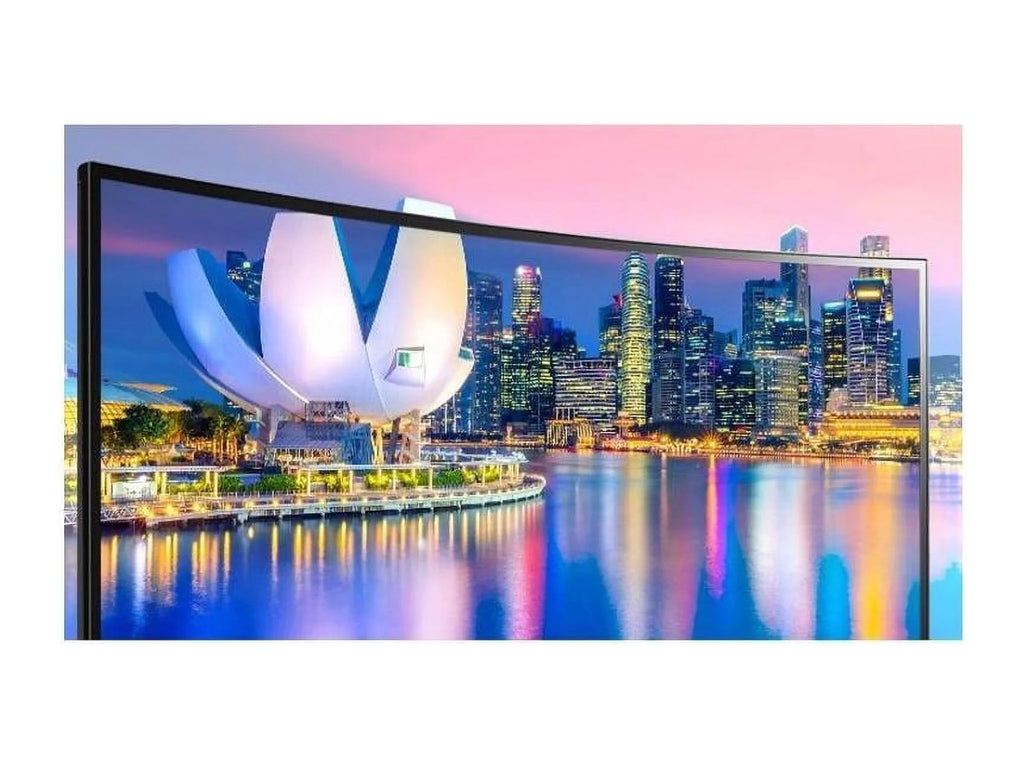 Ultrawide 34BP85CN- 34" - Curved Screen Edge  Gaming  Monitor - 21:9 - Glossy Black, Black Hairline, Textured Black - 34" Class - In-plane Switching () Technology - 3440 x