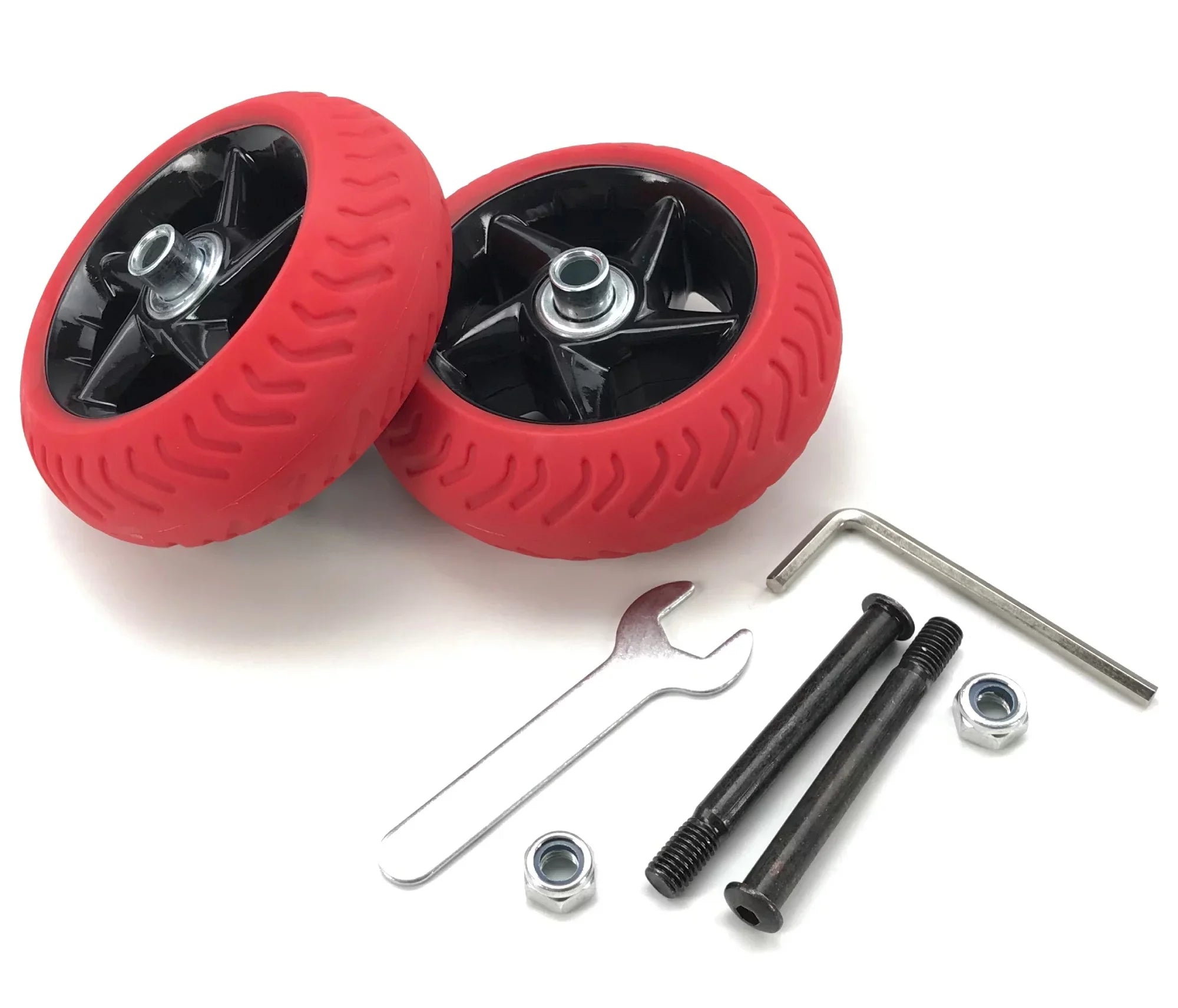Rig 9800 Pro Gear Bag Wheel Kit Black/Red