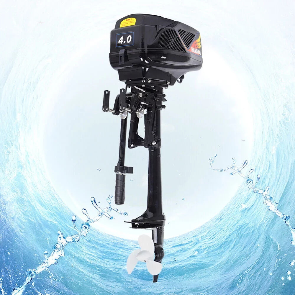 Miumaeov 1000W 4  Electric Outboard Motor Boat Engine Trolley Brushless Motor