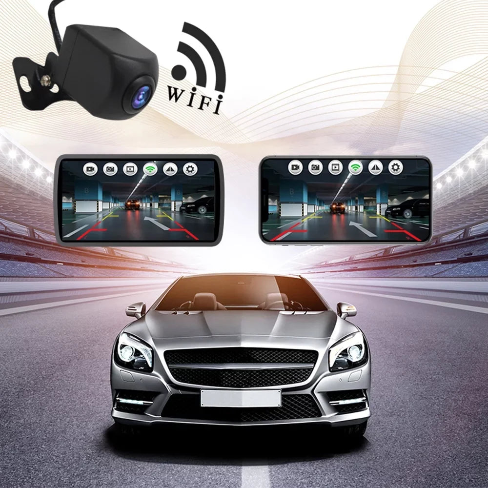 Wireless Backup Camera   Rear View Camera for Car, Vehicles, WiFi Backup Camera with Night Vision,  Waterproof  Wireless Reversing Monitor