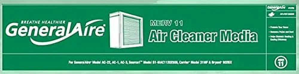 GeneralAire Pleated Media filter 12758 General 3-
