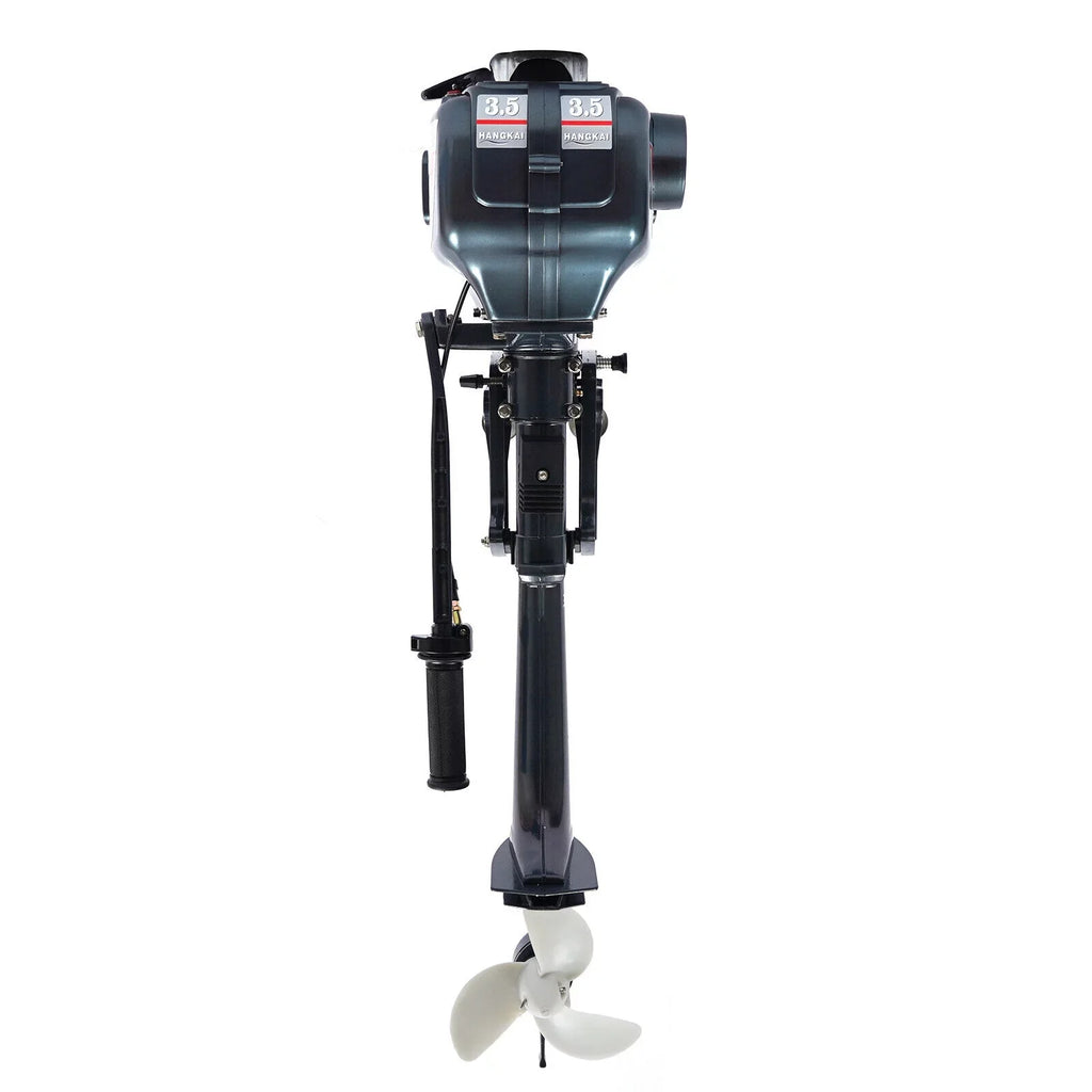 2-Stroke 3.5HP Outboard Motor Fishing Boat Petrol Engine  System 10 Km /