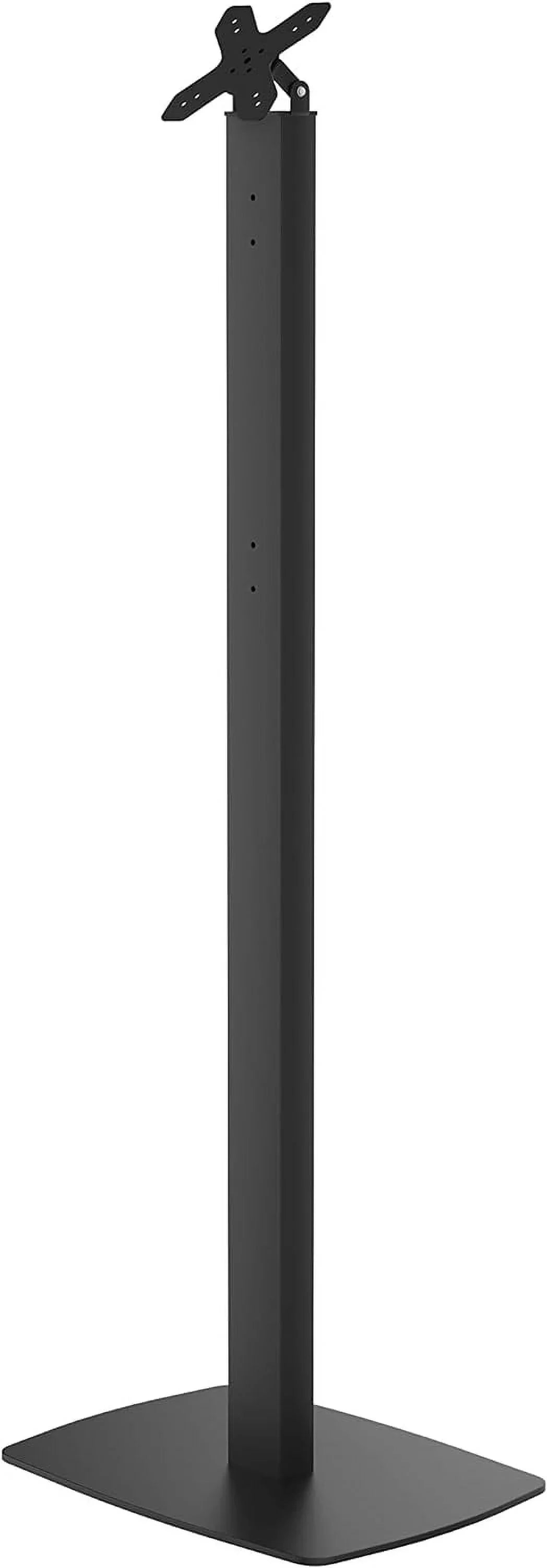 '- Premium Thin Profile Floor Stand with  Plate and Base (Black)