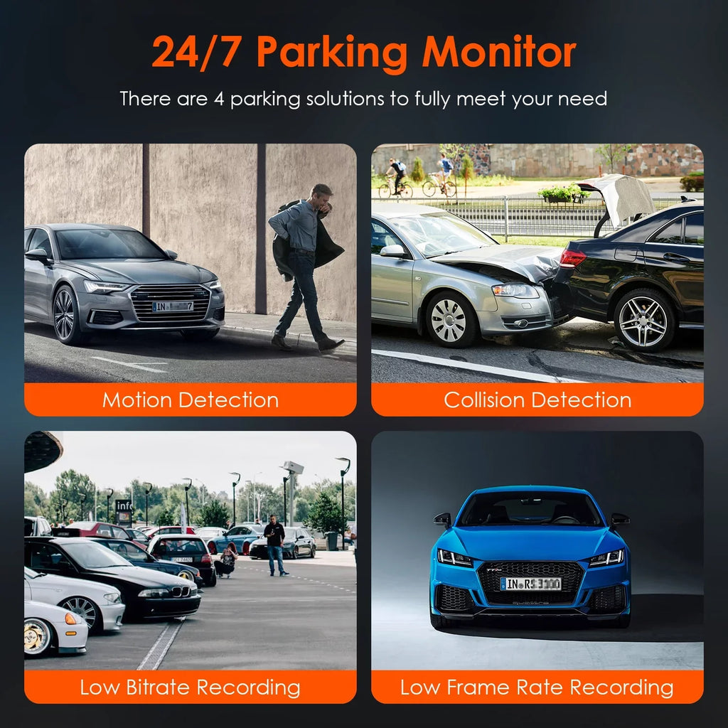 Vantrue  Mini Compact Voice Control Dash Cam 1920  1080P, WiFi Car camera with Dual  System, 24/7 Parking Mode, -Sensor, 160° Wide Angle, Support 512GB Max (  Lite)