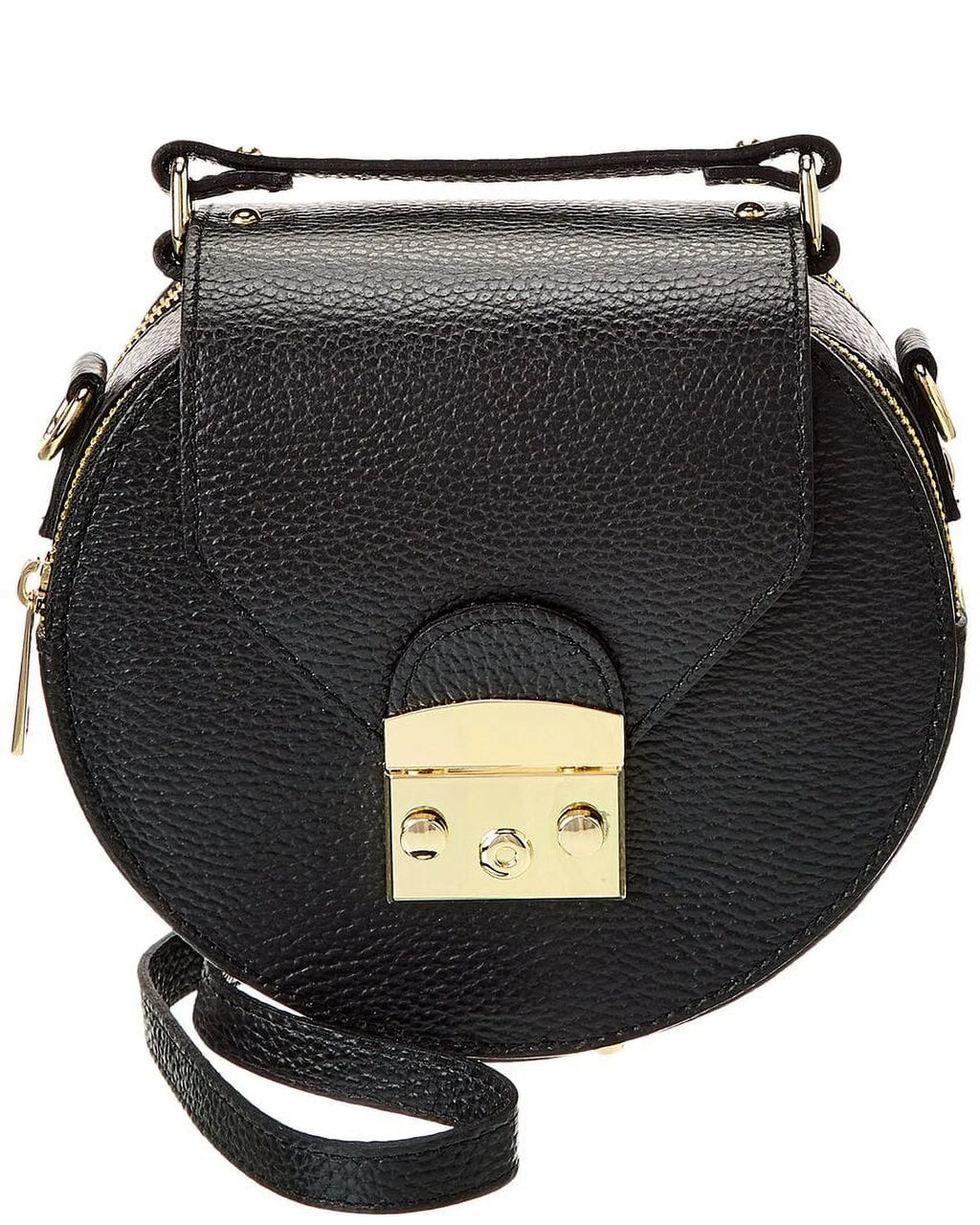 Persaman New York Aline Leather Crossbody, Black