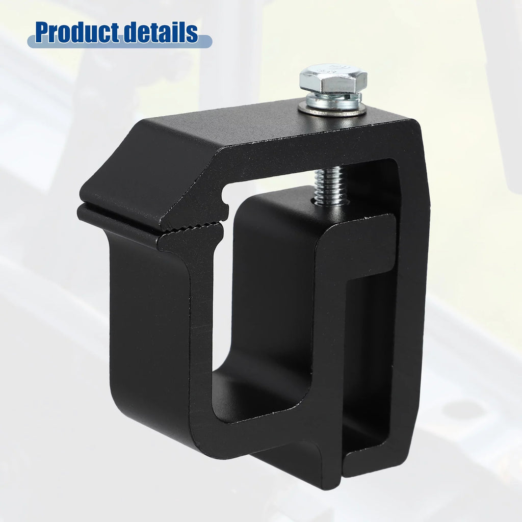 Unique Bargains 8 Pcs Truck Bed Cap Mount Clamps Camper Shell Clips Fit for Chevy Silverado 1500 2500HD 3500HD Black