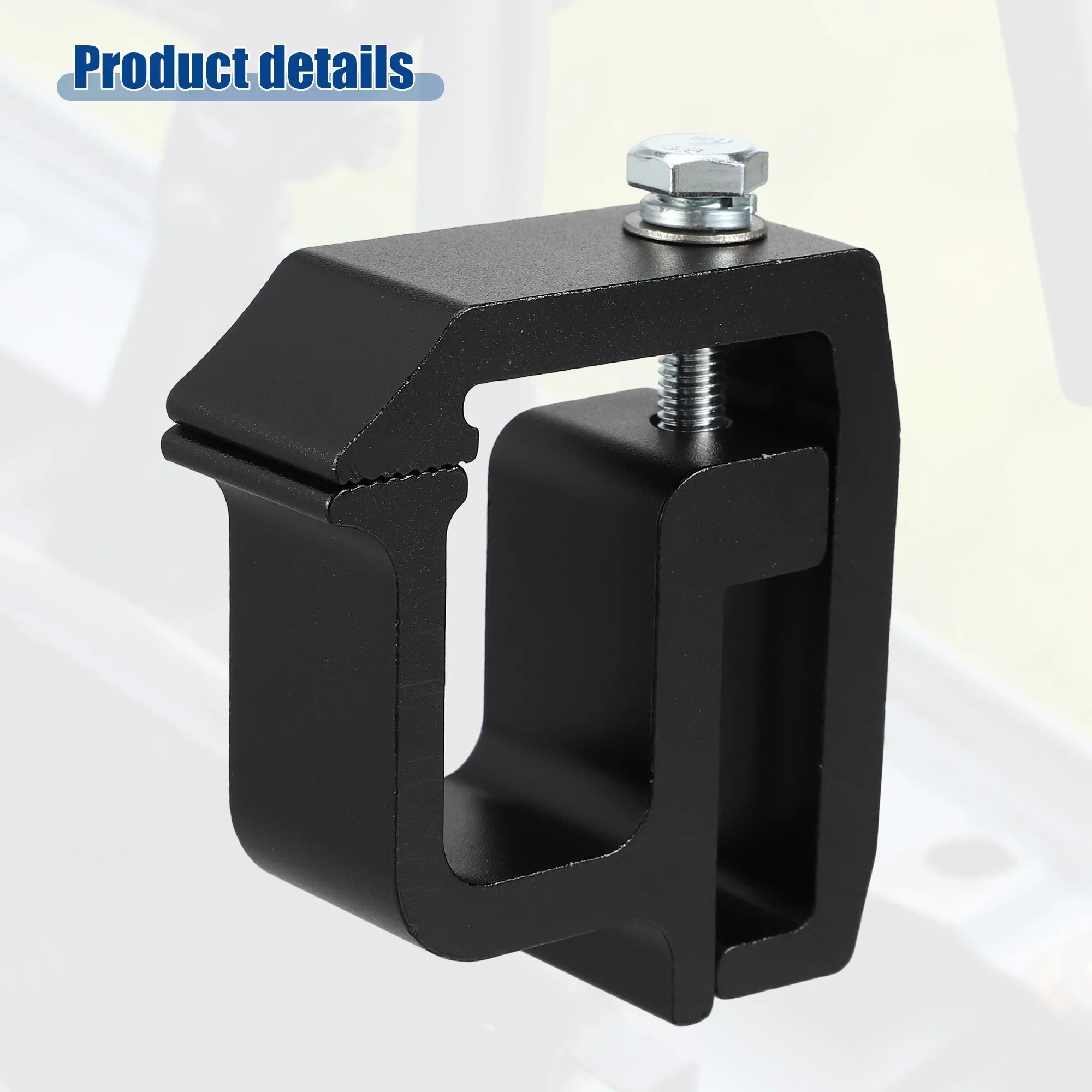 Unique Bargains 8 Pcs Truck Bed Cap Mount Clamps Camper Shell Clips Fit for Chevy Silverado 1500 2500HD 3500HD Black