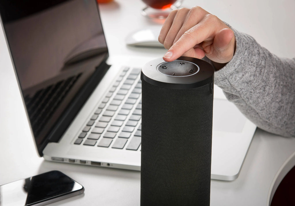 Odash --6-1153 Voice Assistant Wireless Speaker with Bluetooth, Black