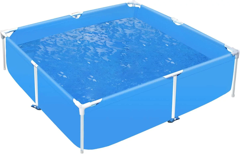 59x59 Metal Frame Pool Summer -  Swimming Pool for Summer Water Play, Outdoor Indoor Pool Ball/Sand Pit for Backyard Party