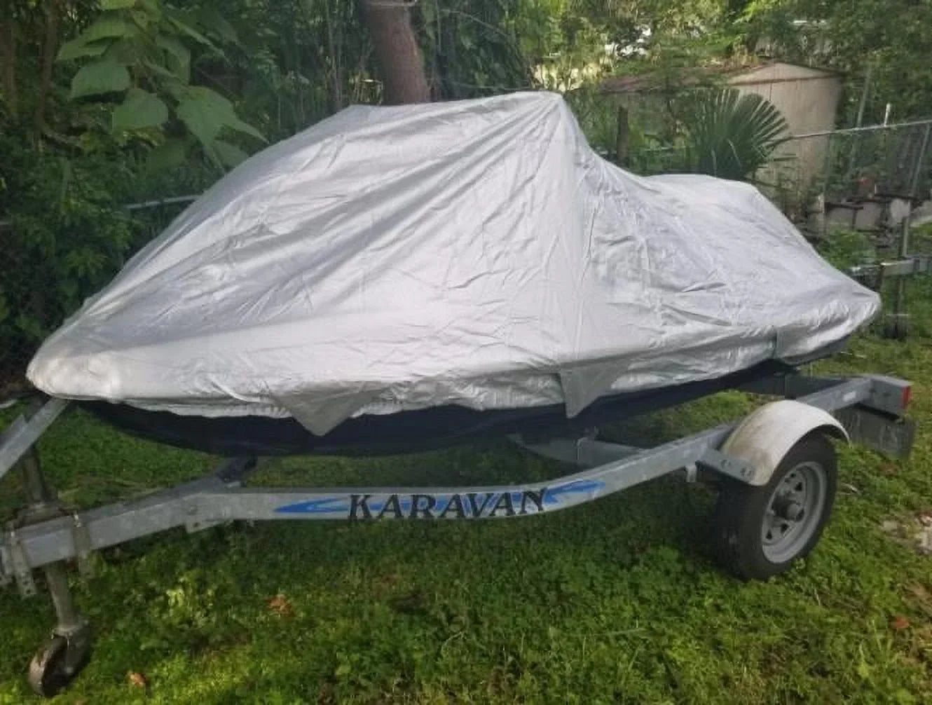 Reflective, Travel, Storage and Mooring Watercraft  Jet Ski Cover for Yamaha Wave Raider 700 /  1994 1995 1996 1997