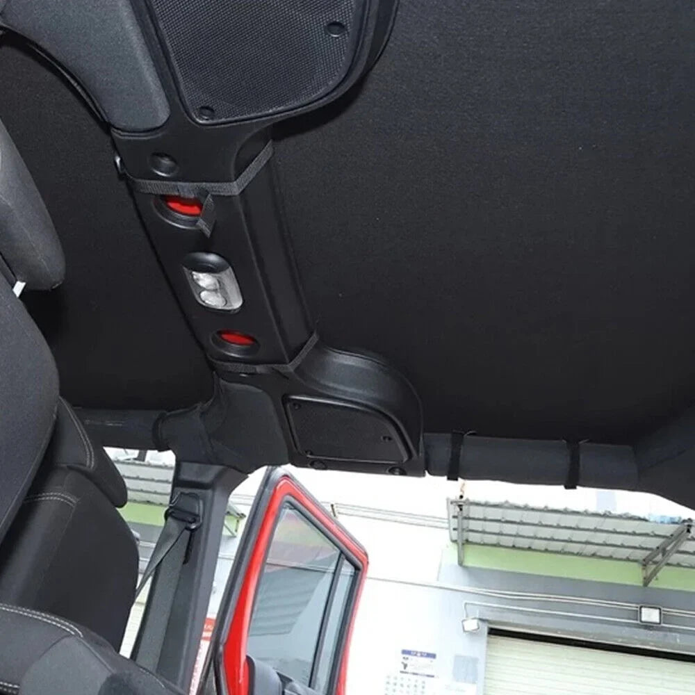 Enjoy Comfort and Sun Protection with Leather Top Sunshade for Jeep Wrangler   07-18 - Easy Installation