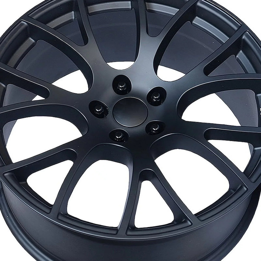 Creations Aluminum Rim  20X10in Matte Black Finish, 161MB-219018